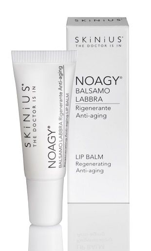 Skinius NoAgy Balsamo Labbra 5ml | Idratante labbra e contorno labbra nel formato da borsa.