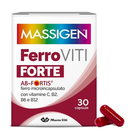 Ferro Viti Forte Integratore ad Elevata Assimilazione 30 capsule.