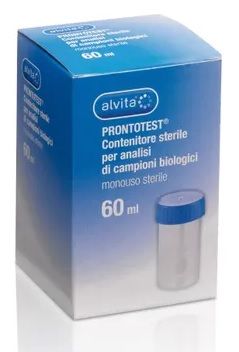 Alvita Prontotest Contenitore Sterile per Feci | Dispositivo per il campionamento e l'analisi di campioni biologici.