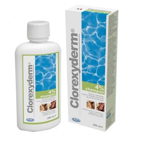 Clorexyderm shampoo cani e gatti 4% 250ml