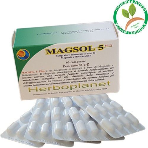 Magsol 5 plus herboplanet 60 compresse