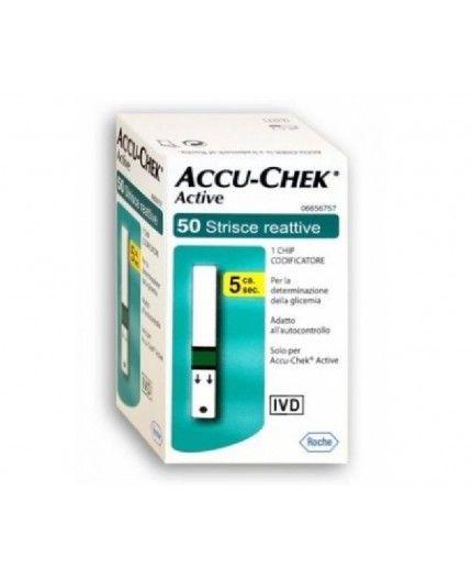 Accu-chek active strips 50 pezzi