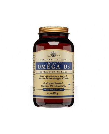 Advanced omega d3 solgar 120 perle