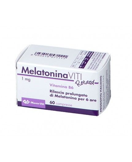 Melatonina Retard Marco Viti 1 mg Disturbi del Sonno 60 compresse