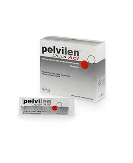 Pelvilen Dual ACT 20 Bustine| Integratore Antiossidante per Dolori Cronici Pelvici.