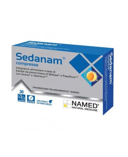 Sedanam Named 30 Compresse | Integratore Sonno e Rilassamento.