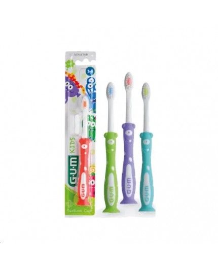 Sunstar Gum Spazzolino Kids 3-6 anni | Spazzolini morbidi adatti alla bocca e alle gengive delicate dei bambini.