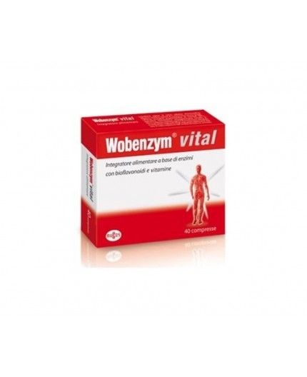 Wobenzym vital named 40 compresse