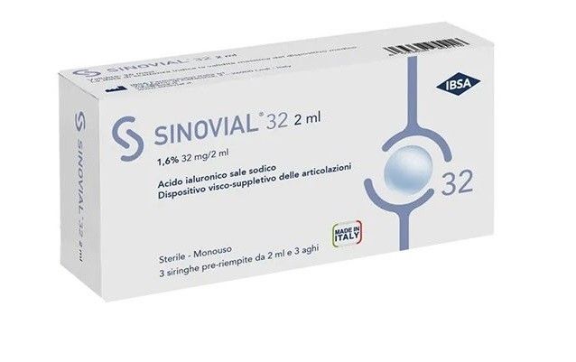 Sinovial 32 siringa da 2ml 3 pezzi 1,6%