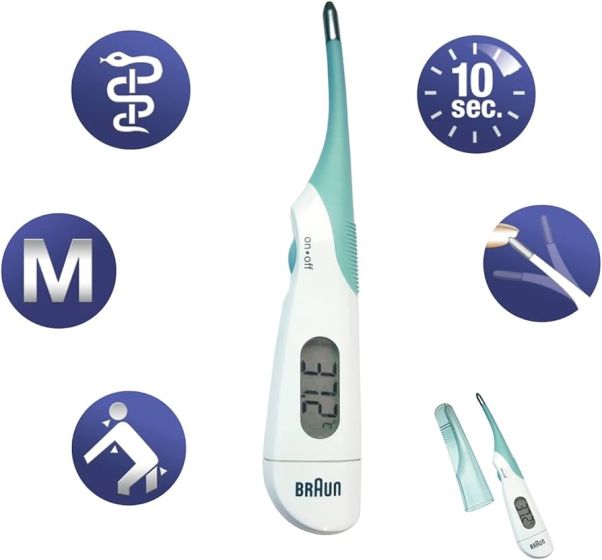Braun Termometro Digitale Flessibile PRT1000 | Afarma.it
