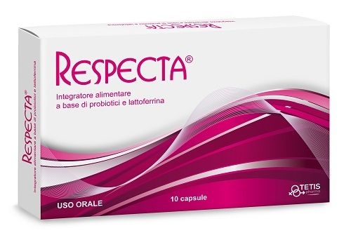 Respecta 10 Capsule Orali Sandoz |  Benessere Vaginale con Probiotici e Lattoferrina.
