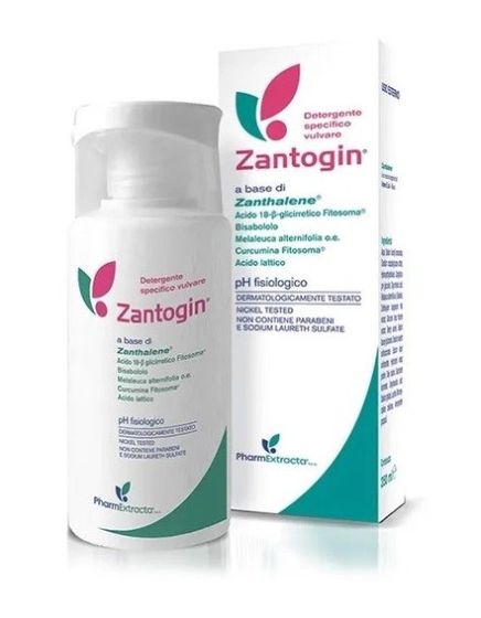 Zantogin Detergente Intimo 250ml | Igiene Intima per Arrossamenti e Bruciore.