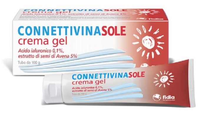 Connettivinasole Crema Gel 100g | Crema per Scottature ed Eritemi.