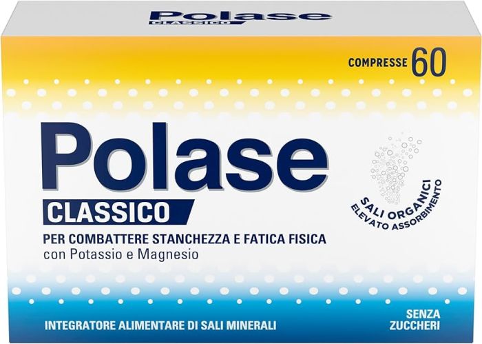 Polase Integratore di Magnesio e Potassio 60 compresse.