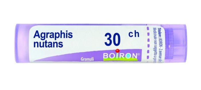 Agraphis Nutans Boiron 30CH Granuli Omeopatici 4g | Tutta l'Omeopatia Boiron su Afarma.it.