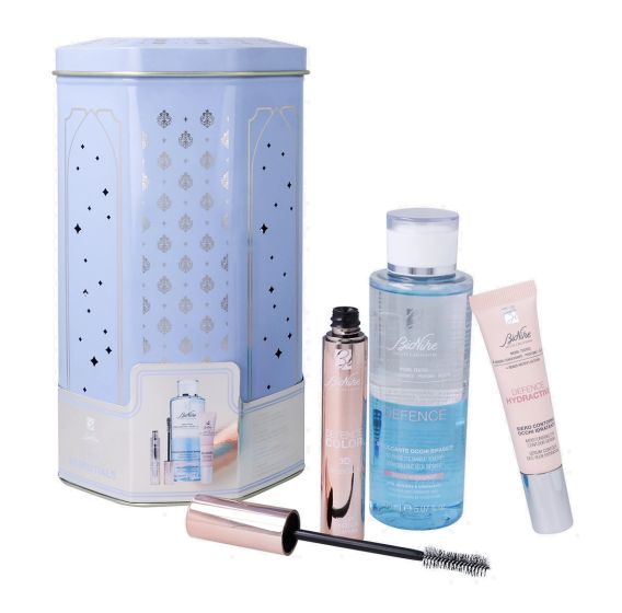 Defence Bionike Eyes Essential Kit Cofanetto Natale 2024 | Cofanetto con Beauty Routine per gli Occhi: mascara, struccante bifasico e contorno occhi.