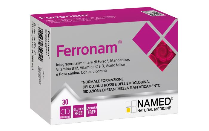 Ferronam Integratore di Ferro 30 compresse.