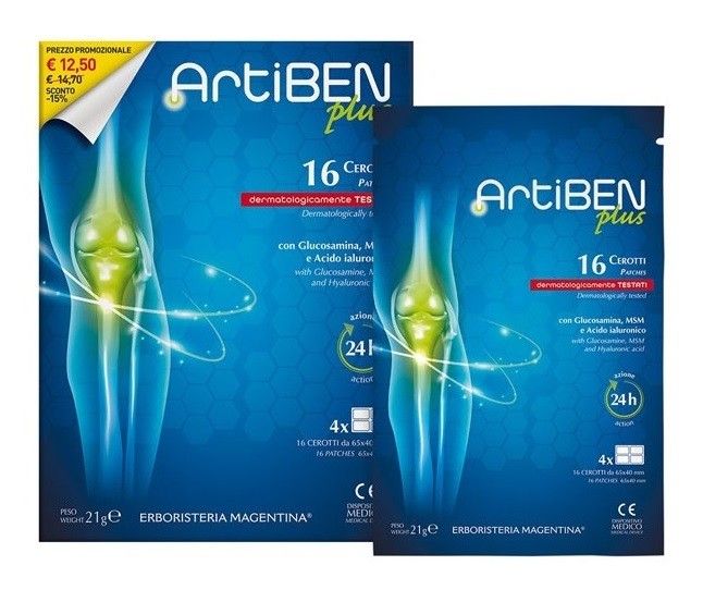 Artiben plus cerotto erboristeria magentina 16 pezzi