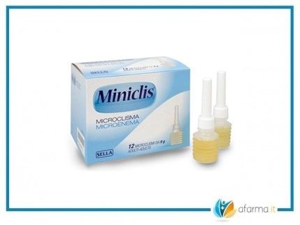 Miniclis adulti 12 microclismi