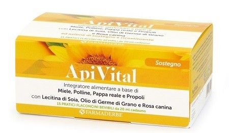 Apivital farmaderbe 15 flaconcini 20ml
