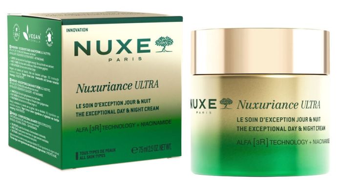 Nuxe Nuxuriance Ultra Trattamento Giorno e Notte 75ml | Trattamento d'Eccezione Giorno e Notte Antietà, Maxi Formato.