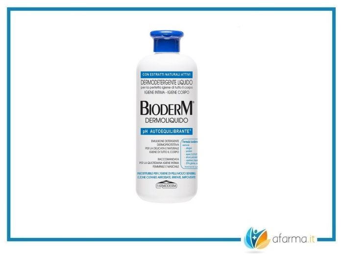 Bioderm detergente dermoliquido ph autoequilibrante 500ml