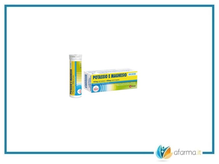 Magnesio potassio dompè senza zucchero 12 compresse
