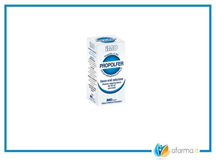 Propolfer gocce spray senza alcool 30ml imo
