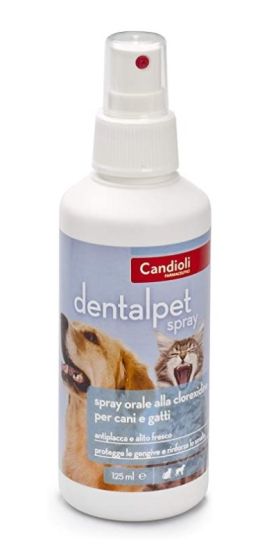 Dentalpet Spray Orale Candioli 125 ml | Igiene Orale Cani e Gatti.