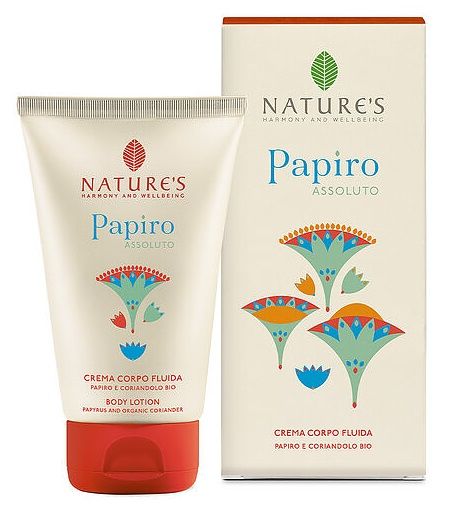 Nature's Papiro Assoluto Crema Corpo Idratante 150ml | Crema Corpo Fluida e Idratante.