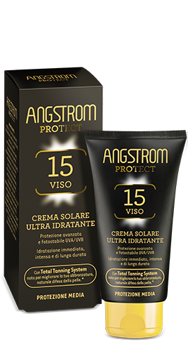 Angstrom crema solare protettiva spf15 tubo da 50ml