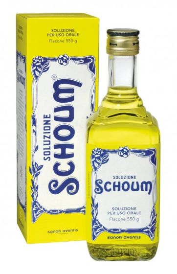 Soluzione Schoum Diluita Pronta da Bere Flacone 550g | Soluzione Orale per la Digestione e il Benessere delle Vie Urinarie.