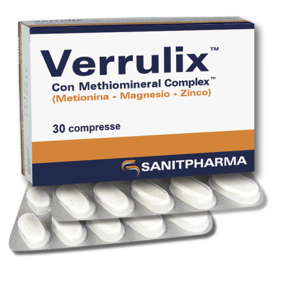 Verrulix 30 compresse - con metionina, vitamine e sali