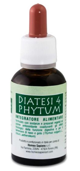 Diatesi 4 phytum homeo sapiens gocce 30ml