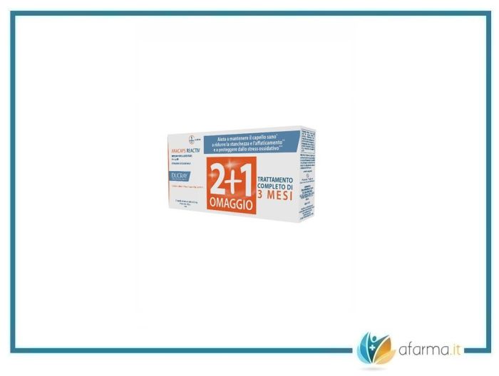 Anacaps reactiv ducray confezione tripla 90 capsule