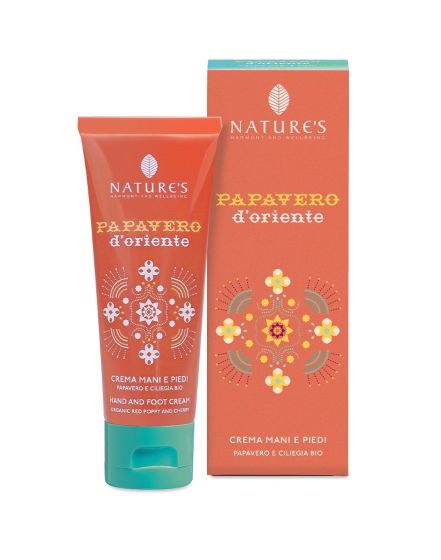 Natures' papavero d'oriente crema mani e piedi 75ml
