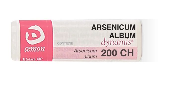 Arsenicum Album Dynamis 200CH Dose Unica Globuli Cemon | Tubo di Globuli in Dose Unica.