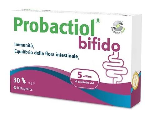 Probactiol Bifido Integratore di Probiotici con Vitamine 30 capsule.