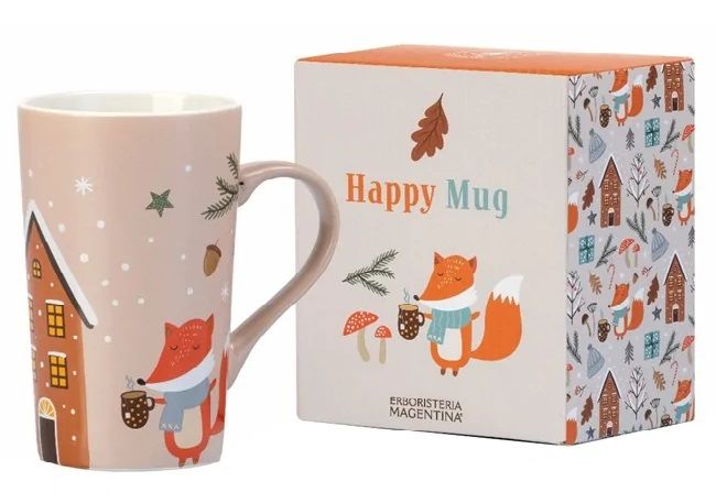 Tazza Happy Mug Volpe Erboristeria Magentina | Perfetto per te o come regalo originale.