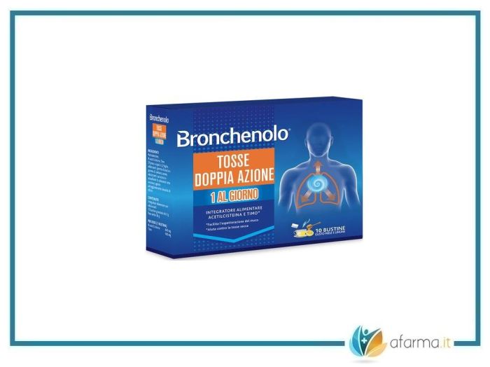 Bronchenolo tosse doppia azione 10 bustine