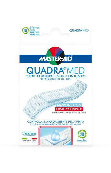 Master-aid Quadra Med Cerotto 20 Pezzi - Adesivi Multiuso|Afarma.it