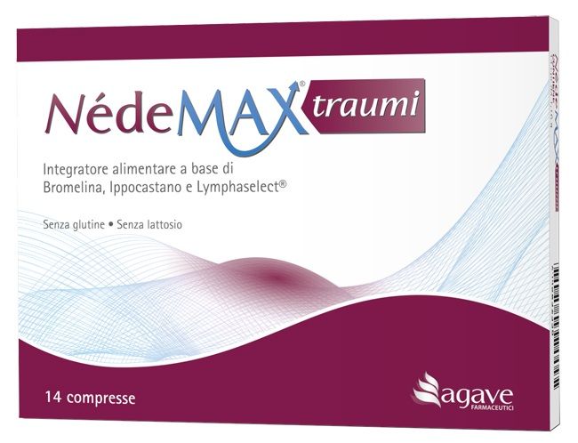Nedemax Traumi 14 Compresse | Integratori di Bromelina e Ippocastano per Traumi e Infiammazione.