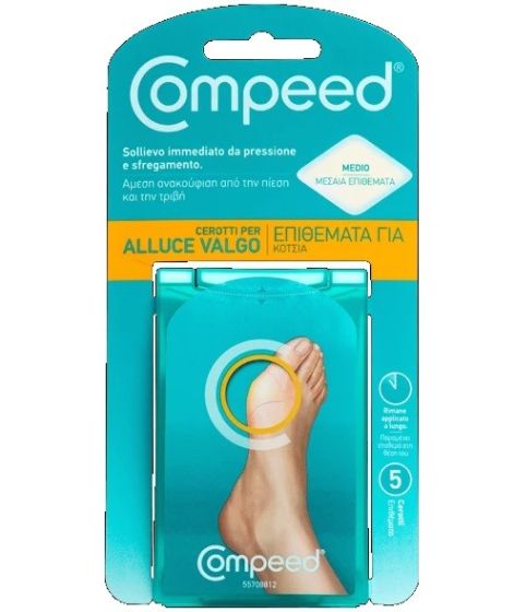 Compeed cerotti per alluce valgo 5 pezzi
