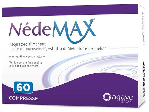 NedeMAX Agave 60 Compresse |  Integratore per Circolazione Venosa e Microcircolo.