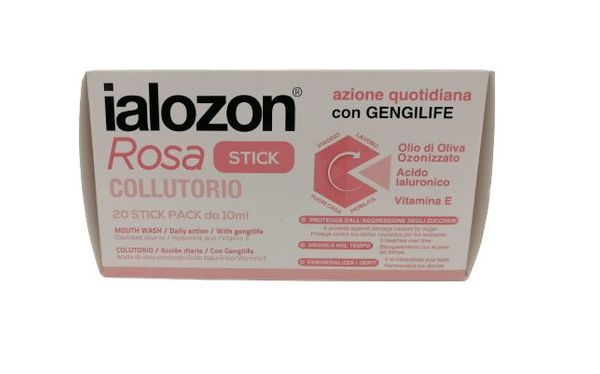 Ialozon Rosa Collutorio 20 stick da 10 ml | Afarma.it.