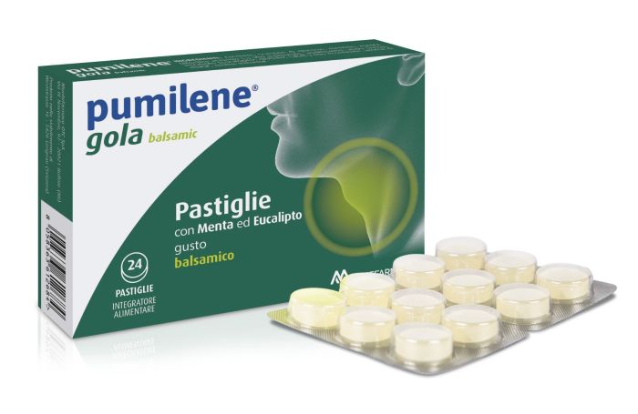 Pumilene Respiro Caramelle Balsamiche Eucalipto | Pastiglie Balsamiche utili in caso di Tosse e Mal di Gola.