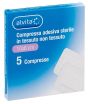 Alvita Medicazione con Garza Adesiva TNT 10cmx6cm | Medicazione Adesiva in TNT per ferite, ustioni.