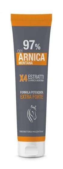 Erboristeria Magentina Gel Arnica Extra Forte 100ml | Gel per massaggi sportivi e dolori muscolari e articolari. 