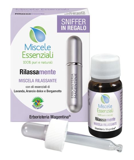 Miscela Rilassamente Oli essenziali Erboristeria Magentina 10ml | Oli Essenziali Rilassanti.